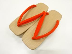 未使用品　桐下駄(23センチ)